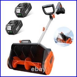 TaskStar 40V 16 Cordless Snow Shovel Kit 2x5.0 Ah Battery 23Ft Electric Thrower
