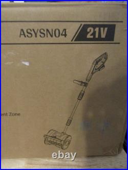 TaskStar Cordless Snow Shovel 12 Electric Shovel 21V Battery 20Ft Throw