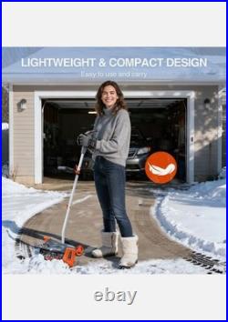 TaskStar Cordless Snow Shovel 16.5 Electric Shovel 2x5.0Ah Battery 23Ft Throw TaskStar Cordless Snow Shovel 16.5 Electric Shovel 2x5.0Ah Battery 23Ft Throw