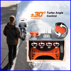 Taskstar 12x6 Cordless Snow Shovel Snow Electric Thrower Snow Blower 2x4000mah