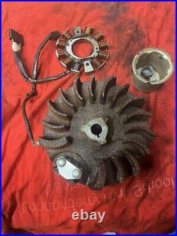 Tecumseh Flywheel with 5 Magnets & Ring Gear, Also Alt And Starter Cup. 8-10hp