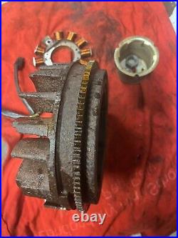 Tecumseh Flywheel with 5 Magnets & Ring Gear, Also Alt And Starter Cup. 8-10hp
