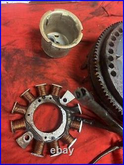 Tecumseh Flywheel with 5 Magnets & Ring Gear, Also Alt And Starter Cup. 8-10hp