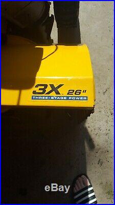 The Cub Cadet 3X 26 in. Snow Blower 3 Stage Snowblower