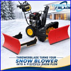 Throwerblade Snow Plow Kit (Snowblower not included) 22-32 2/3 Stage Snowblower