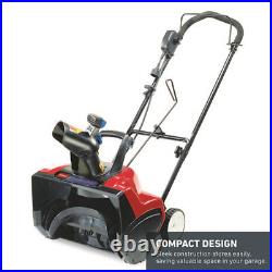 Toro 38381 Power Curve 18 In. Single Stage Electric Snow Blower