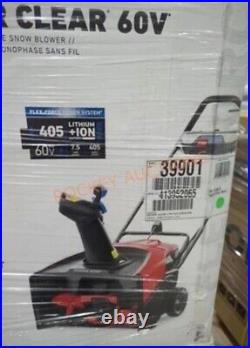 Toro 39901 e21 60V Cordless Electric Snow Blower Battery + Charger + shipping