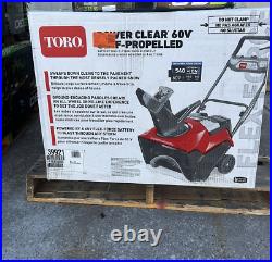 Toro 39921 60V Max 21 Inch Power Clear Snow Blower Tool only NO BATTERY