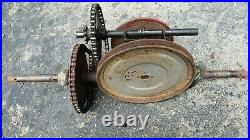 Toro 826 832 1132 snowblower drive axle sheave pulley sprocket chain friction