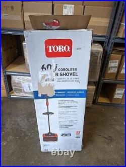 Toro Electric Snow Shovel Battery Cordless 60-Volt 12-Inch Red Tool Only 39909T