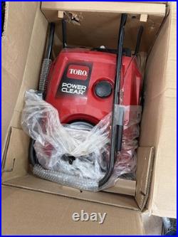 Toro Power Clear 518 18 99cc Single Stage Gas Snow Blower Push Auger Assist