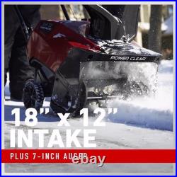 Toro Power Clear 518 18 99cc Single Stage Gas Snow Blower Push Auger Assist