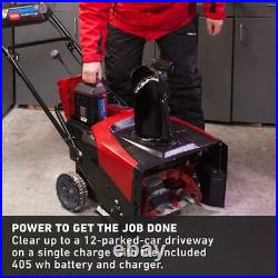 Toro Power Electric Snow Blower 21 60-V Li-Ion Brushless Cordless With Battery