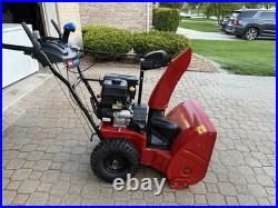 Toro Power Max 824 OE Two Stage Gas Snow Blower, 24 Heavy Duty, Red Metal