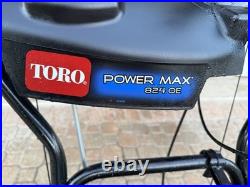 Toro Power Max 824 OE Two Stage Gas Snow Blower, 24 Heavy Duty, Red Metal