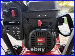 Toro Power Max 824 OE Two Stage Gas Snow Blower, 24 Heavy Duty, Red Metal