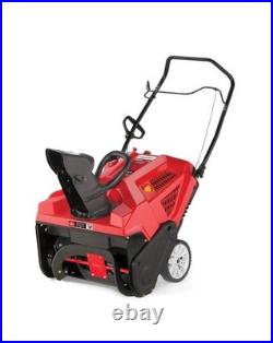 Troy-Bilt 179E Squall 21 in. Single-Stage Gas Snow Blower 179 cc READ DESC