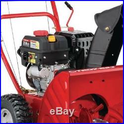 Troy-Bilt Snow Blower Electric Start Self Propelled Gas 24 Inch Clearing 2 Stage