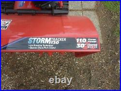 Troy Bilt Storm Tracker 1130 Tracked Snow Blower WithCab