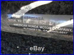 USED Honda Harmony HS520ASA 4 Stroke Snow Blower/PICKUP ONLY AT 08638
