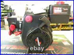 USED TECUMSEH LH195SP-67517D 195cc HORIZONTAL SHAFT ENGINE OFF 2 STAGE BLOWER