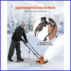Uimoso 17 in Electric Snow Blower 12A Motor Snow Shovel, 20 ft Throwing Distance