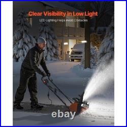 Uimoso 20 Electric Snow Blower 25 ft Throwing Distance 15A Snow Shovel Blower