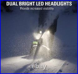 Ultimate 80V Cordless Snow Blower 20 Brushless Motor, Lightweight at 33 lbs