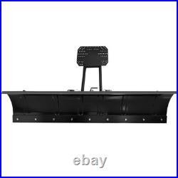 Universal 60in Snow Plow Blade Snow Plow Kit Heavy Duty Steel Push Snow Blade