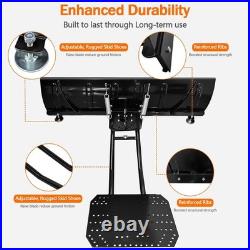 Universal 60in Snow Plow Blade Snow Plow Kit Heavy Duty Steel Push Snow Blade