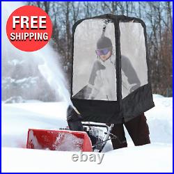 Universal Weatherproof Winter Snow Blower Cab Protective Enclosed Protection USA Universal Weatherproof Winter Snow Blower Cab Protective Enclosed Protection USA