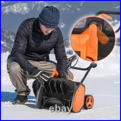 VEVOR 12A 17 in Electric Corded Snow Shovel 20 ft Throw Distance Snow Thrower