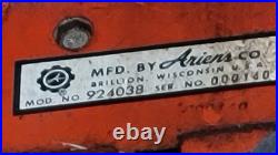 Vintage 1979 24 Ariens 924038 Snow Blower Self Propelled Electric Start