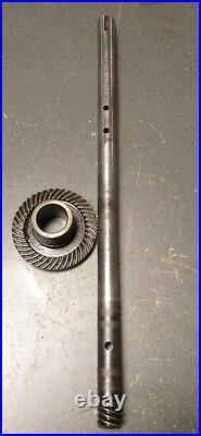 Vintage Ariens Gravely Snowblower 1 ID Helicon Gear & Worm Shaft with Keyway SAVE Vintage Ariens Gravely Snowblower 1 ID Helicon Gear & Worm Shaft with Keyway SAVE