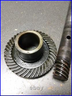 Vintage Ariens Gravely Snowblower 1 ID Helicon Gear & Worm Shaft with Keyway SAVE Vintage Ariens Gravely Snowblower 1 ID Helicon Gear & Worm Shaft with Keyway SAVE