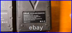 Voltask 24V Li-Ion Dual Port Charger + 2 Batteries 4.0Ah B-20-4 Open Box