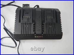 WORX WG471 40V 20 Cordless Snow Blower, Black/Orange