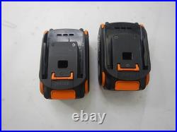 WORX WG471 40V 20 Cordless Snow Blower, Black/Orange