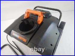 WORX WG471 40V 20 Cordless Snow Blower, Black/Orange