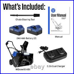 Westinghouse Open Box 48V 18 Cordless Snow Blower Westinghouse Open Box 48V 18 Cordless Snow Blower