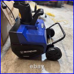 Westinghouse WSnow22 Walk Behind Corded Electric Snow Blower, Dual LED Lights Westinghouse WSnow22 Walk Behind Corded Electric Snow Blower, Dual LED Lights