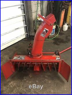 Wheelhorse Single Stage Snowblower 42 with feeder extensions P/N 79362