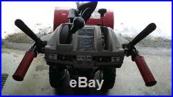 White Outdoor 10 HP 28 Wide Snow Blower With Electric Start