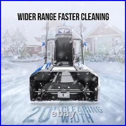 Wild Badger Power 20 in. 40V Single-Stage Cordless Snow Blower, Battery +Charger