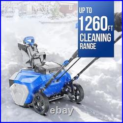 Wild Badger Power 20 in. 40V Single-Stage Cordless Snow Blower, Battery +Charger