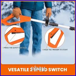 XHHEZQ 13 Cordless Snow Shovel 2x 48V 600W Motor 4-Ah Battery