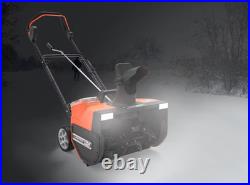 Yard Force 22-In Snow Blower 60V Battery Powered LED Headlight Free Ship