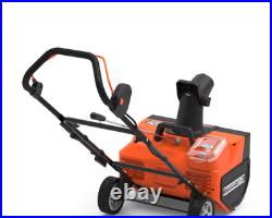 Yard Force 60V Snow Blower Push Button Start Throws Snow 20ft