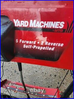Yard Machine 26 in. 208cc 2-Stage Electric Start Gas Snow Blower electric start