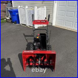 Yard Machines 26 Two Stage Gas Snow Blower 208cc Electric Start Red